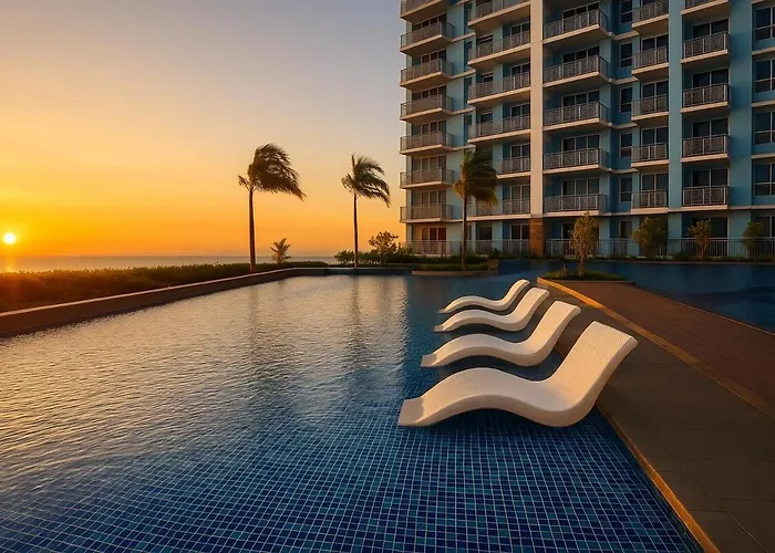 Luxury 3br Near Solaire, Airport Ii Infinity Pool Apartment *